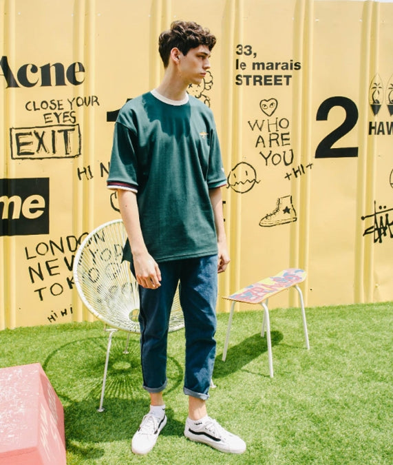 ダブルユーブイプロジェクト(WV PROJECT) SUMMER BOYS 1/2 SLEEVE DEEPGREEN MJST7092