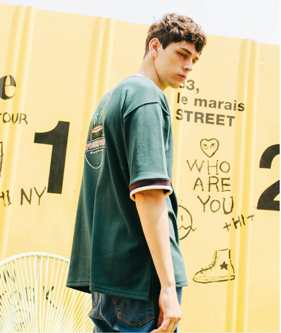 ダブルユーブイプロジェクト(WV PROJECT) SUMMER BOYS 1/2 SLEEVE DEEPGREEN MJST7092