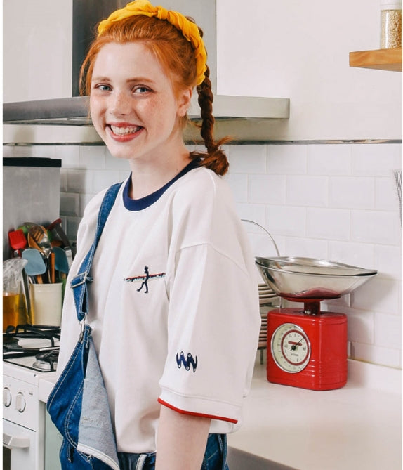 ダブルユーブイプロジェクト(WV PROJECT) SUMMER BOYS 1/2 SLEEVE IVORY MJST7092