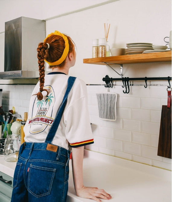 ダブルユーブイプロジェクト(WV PROJECT) SUMMER BOYS 1/2 SLEEVE IVORY MJST7092