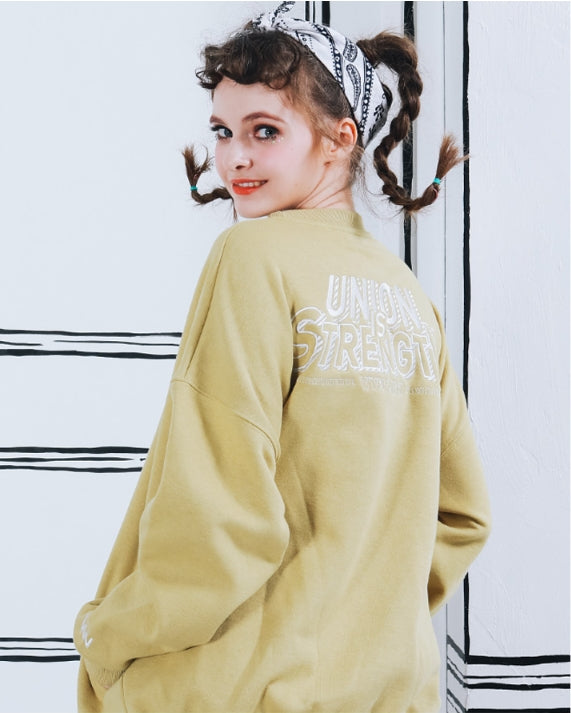 ダブルユーブイプロジェクト(WV PROJECT) UNION STAR SWEATSHIRTS OLIVE MJMT7224