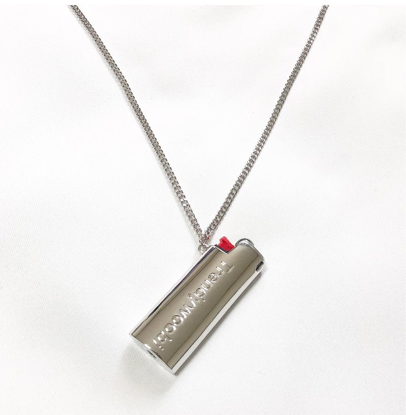 トレンディウビ(Trendywoobi) lighter case necklace(シルバー)