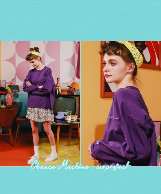 ダブルユーブイプロジェクト(WV PROJECT) SPREAD LONG SLEEVE VIOLET MJLT7244
