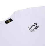 トレンディウビ(Trendywoobi) Trendywoobi logo t White