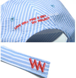 ダブルユーブイプロジェクト(WV PROJECT) Pick-up Stripe Ballcap Blue SYAC7262