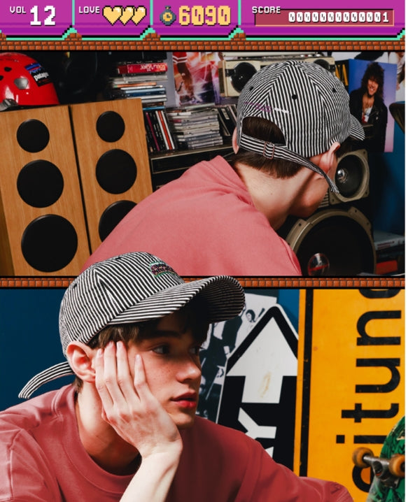 ダブルユーブイプロジェクト(WV PROJECT) Pick-up Stripe Ballcap Black SYAC7262