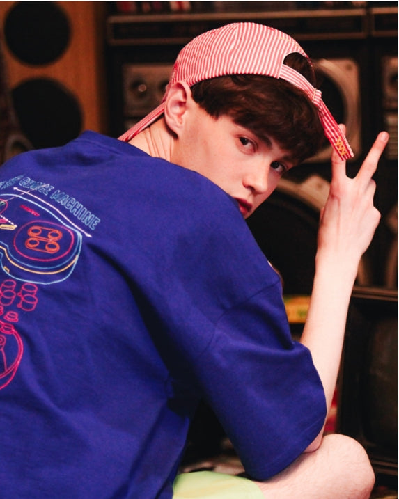 ダブルユーブイプロジェクト(WV PROJECT) Pick-up Stripe Ballcap Red SYAC7262