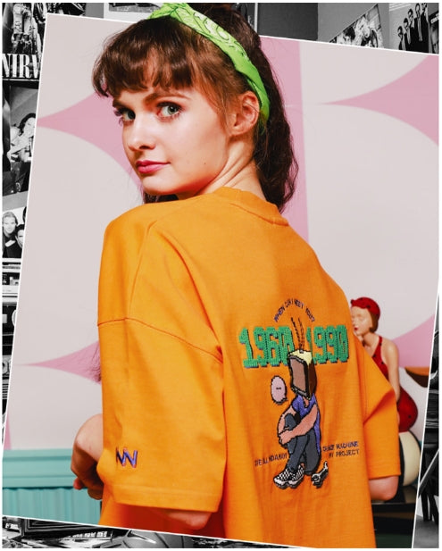 ダブルユーブイプロジェクト(WV PROJECT) Channel T-shirt Orange SYST7252