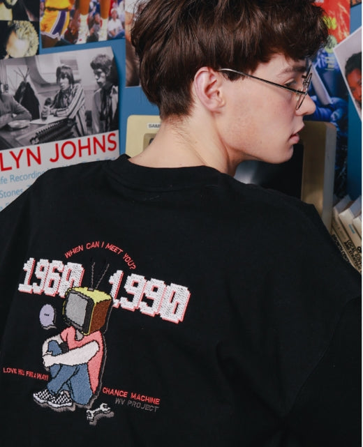 ダブルユーブイプロジェクト(WV PROJECT) Channel T-shirt Black SYST7252