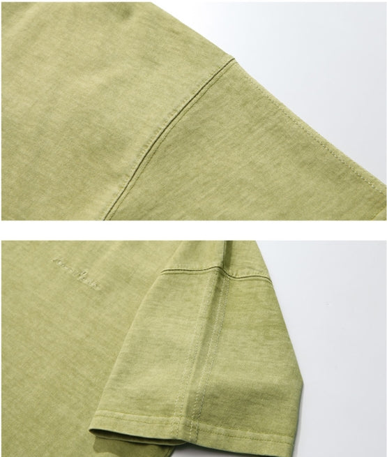 ダブルユーブイプロジェクト(WV PROJECT) Inside Stitch short sleeves Olive MJST7268