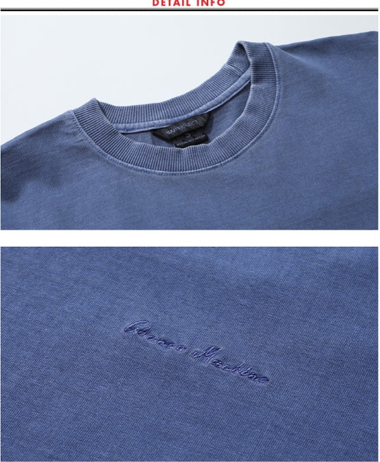 ダブルユーブイプロジェクト(WV PROJECT) Inside Stitch short sleeves Blue Gray MJST7268