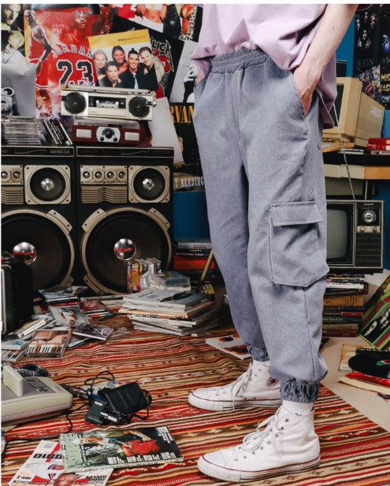 ダブルユーブイプロジェクト(WV PROJECT) Jake cargo jogger pants Blue Gray JJLP7269