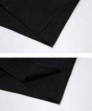 ダブルユーブイプロジェクト(WV PROJECT) Irish half-sleeved tea shirt Black KHST7281