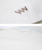 ダブルユーブイプロジェクト(WV PROJECT) Irish half-sleeved tea shirt Ivory KHST7281
