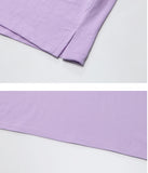 ダブルユーブイプロジェクト(WV PROJECT) MEET YOU half-sleeved tea shirt Lavender SYST7250