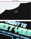 ダブルユーブイプロジェクト(WV PROJECT) MEET YOU half-sleeved tea shirt Black SYST7250
