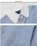 ダブルユーブイプロジェクト(WV PROJECT) SHIRRING BIG SHORT SLEEVE SHIRTS BLUE GRAY SWSS7278