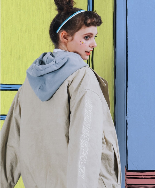 ダブルユーブイプロジェクト(WV PROJECT) CANU COTTON JACKET BEIGE MJJK7218