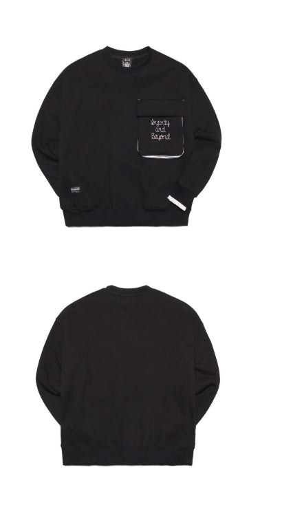 ティーダヴリューエヌ(TWN) BULKY POCKET SWEATSHIRTS STMT3154