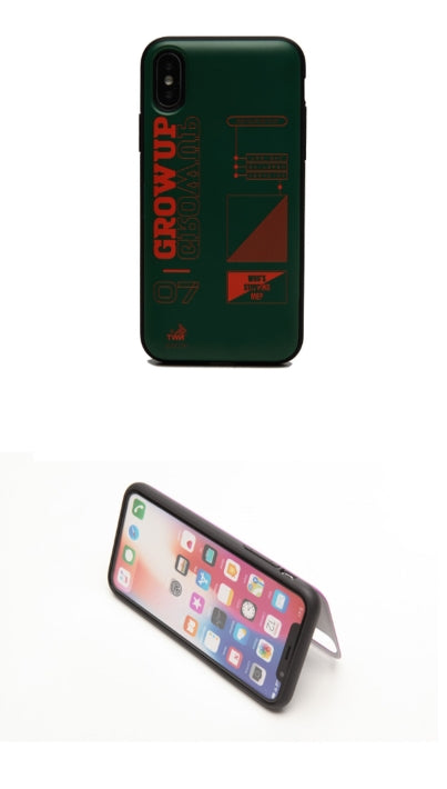 ティーダヴリューエヌ(TWN) GROWUP LIGHT PHONE CASE (KHAKI)