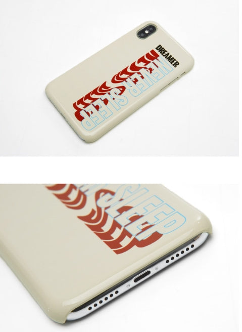 ティーダブリューエヌ(TWN) NEVER SLEEP PHONE CASE (IVORY)