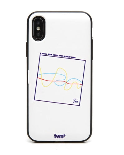 ティーダブリューエヌ(TWN) WAVE FRAME PHONE CASE (WHITE)