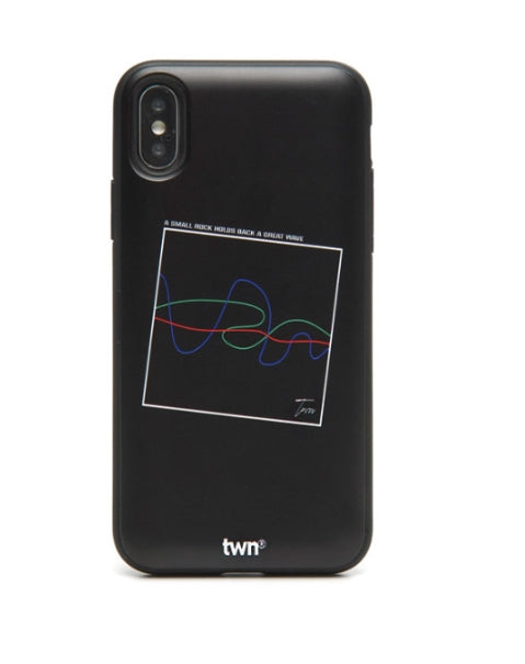 ティーダブリューエヌ(TWN) WAVE FRAME PHONE CASE (BLACK)