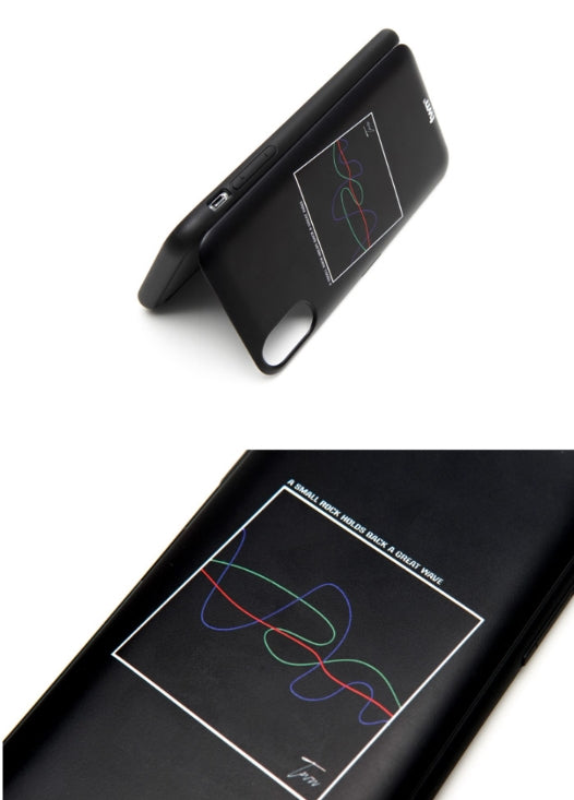 ティーダブリューエヌ(TWN) WAVE FRAME PHONE CASE (BLACK)