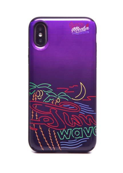 ティーダブリューエヌ(TWN) NEON WAVE PHONE CASE (PURPLE)