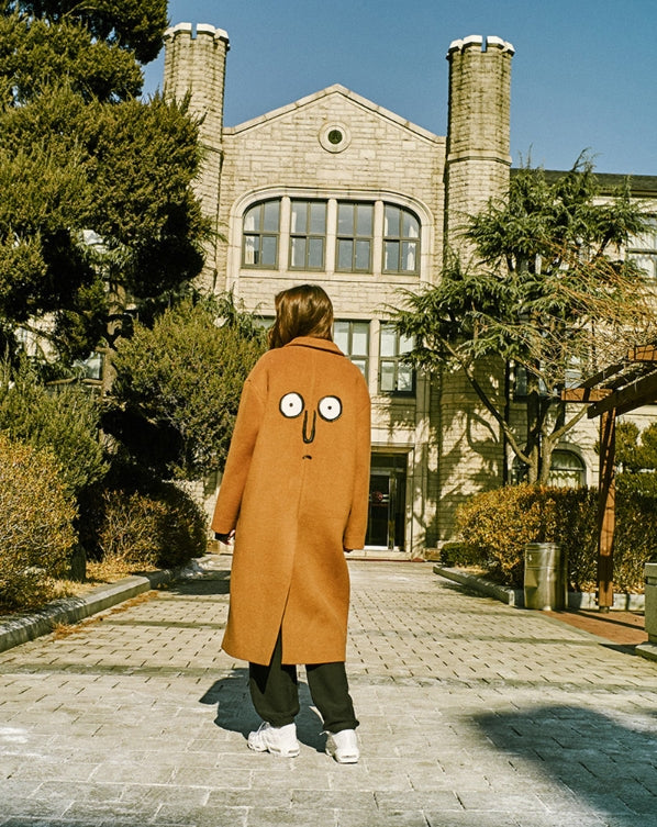 ステレオバイナルズ(Stereo Vinyls) [AW17 NOUNOU] Wool Coat(Camel)