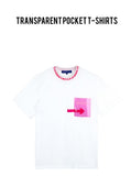 ステレオバイナルズ(Stereo Vinyls) [SS18 ISA] Transparent Pocket T-Shirts(White)