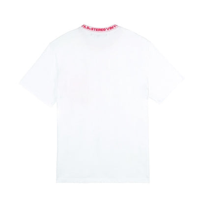 ステレオバイナルズ(Stereo Vinyls) [SS18 ISA] Transparent Pocket T-Shirts(White)
