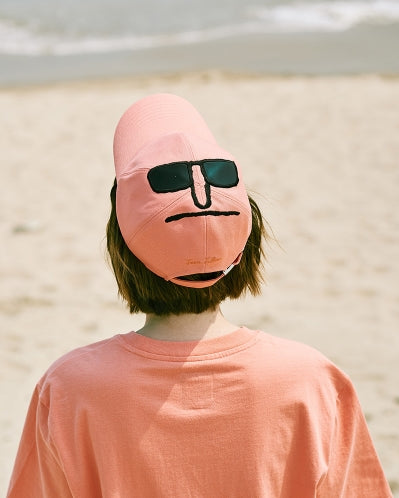 ステレオバイナルズ(Stereo Vinyls) [SS18 NOUNOU] Face S3 Twill Cap(White)