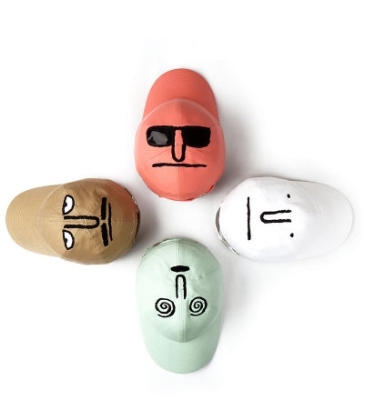 ステレオバイナルズ(Stereo Vinyls) [SS18 NOUNOU] Face S3 Twill Cap(White)