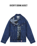 ステレオバイナルズ(Stereo Vinyls) [18FW STEREO X GUESS] Overfit Denim Jacket(Blue)