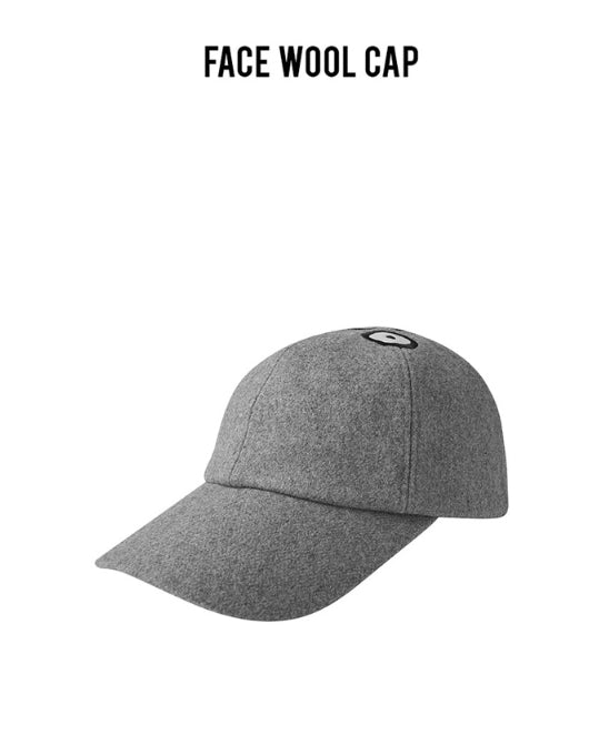 ステレオバイナルズ(Stereo Vinyls) [FW18 NOUNOU] Face Wool Cap(Grey)