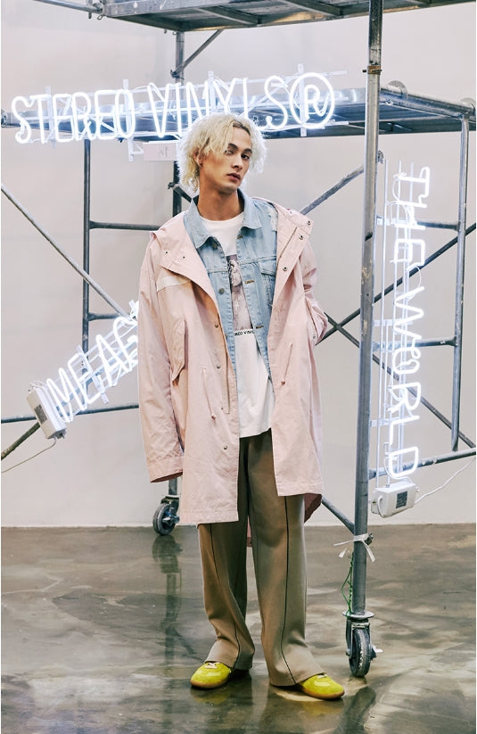ステレオバイナルズ(Stereo Vinyls) [SS17 Colour] M51 Fishtail Jacket(Pink)