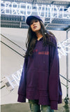 ステレオバイナルズ(Stereo Vinyls) [SS17 Colour] Asymmetry Hoodie(Purple)