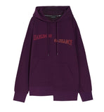 ステレオバイナルズ(Stereo Vinyls) [SS17 Colour] Asymmetry Hoodie(Purple)