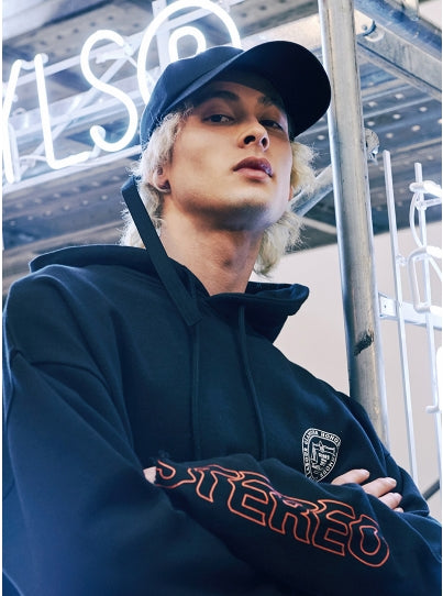 ステレオバイナルズ(Stereo Vinyls) [SS17 Colour] Blank 6P Ball Cap(Black)