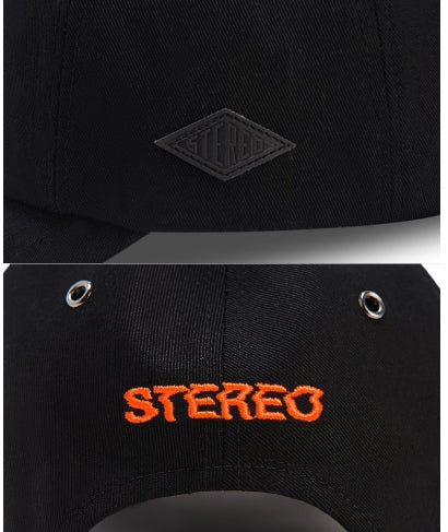 ステレオバイナルズ(Stereo Vinyls) [SS17 Colour] Blank 6P Ball Cap(Black)