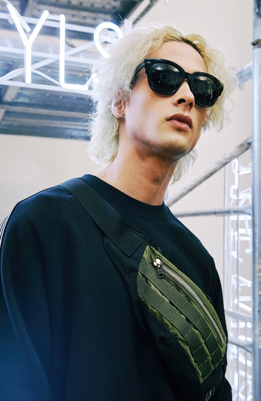 ステレオバイナルズ(Stereo Vinyls) [SS17 Colour] Hip bag(Black)