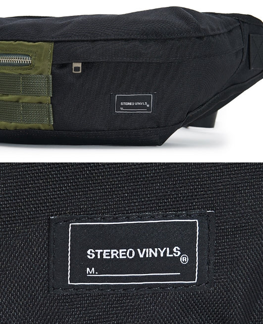 ステレオバイナルズ(Stereo Vinyls) [SS17 Colour] Hip bag(Black)