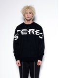 ステレオバイナルズ(Stereo Vinyls) [SS17 Colour] Logo Jacquard Knit(Black)