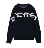 ステレオバイナルズ(Stereo Vinyls) [SS17 Colour] Logo Jacquard Knit(Black)