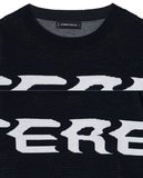 ステレオバイナルズ(Stereo Vinyls) [SS17 Colour] Logo Jacquard Knit(Black)