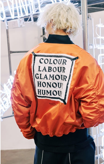 ステレオバイナルズ(Stereo Vinyls) [SS17 Colour] MA-1 Bomber Jacket