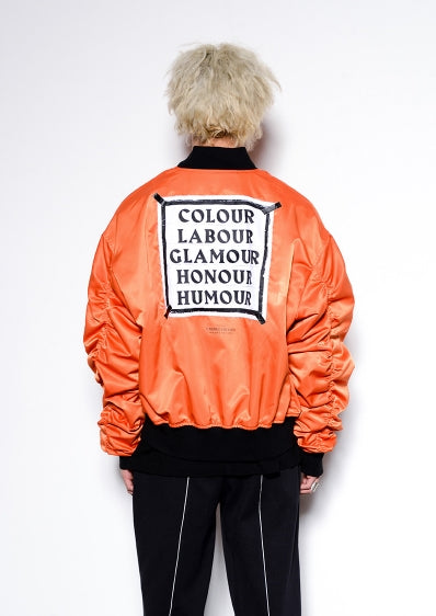 ステレオバイナルズ(Stereo Vinyls) [SS17 Colour] MA-1 Bomber Jacket