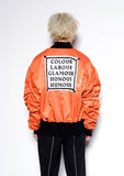 ステレオバイナルズ(Stereo Vinyls) [SS17 Colour] MA-1 Bomber Jacket(Orange)