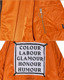 ステレオバイナルズ(Stereo Vinyls) [SS17 Colour] MA-1 Bomber Jacket(Orange)